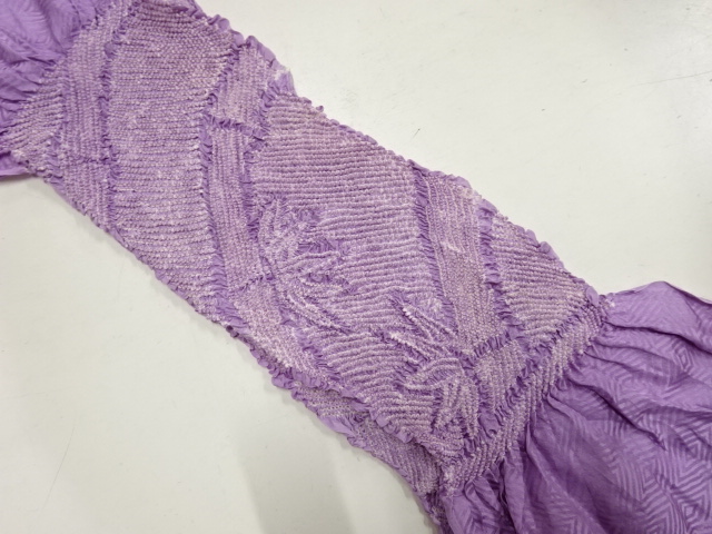 正絹　絞り　帯揚げ